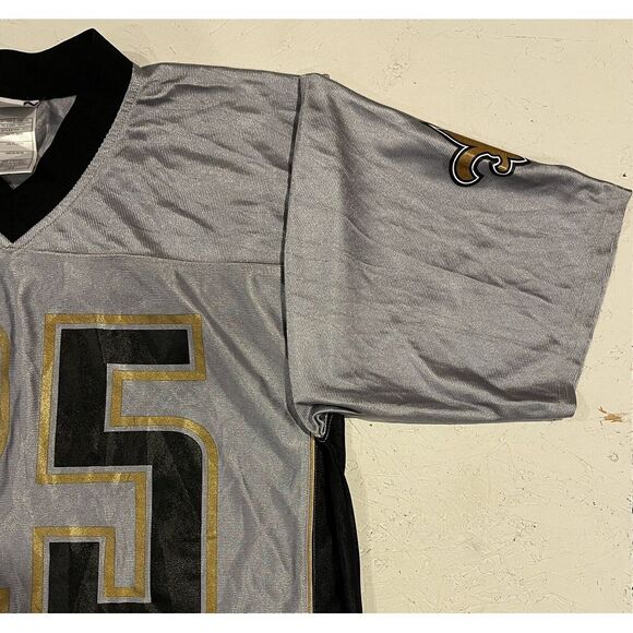 New Orleans Saints Reggie Bush Jersey Men's Large‎ Gray Gold NFL Apparel - Picture 5 of 9